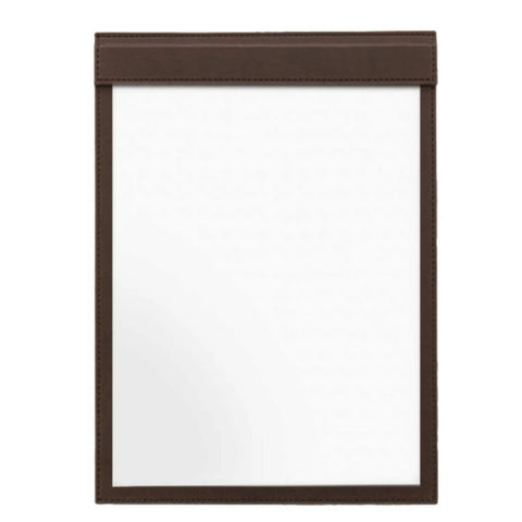 Konrad S. Premium PU Leather Clipboard A4 with Magnetic Flap - Brown | UAE Business Essentials