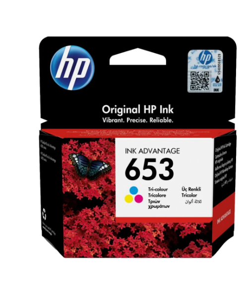 HP 653 Tri-Color Ink Cartridge 3YM74AE | UAE Delivery to Dubai, Abu Dhabi & All Emirates