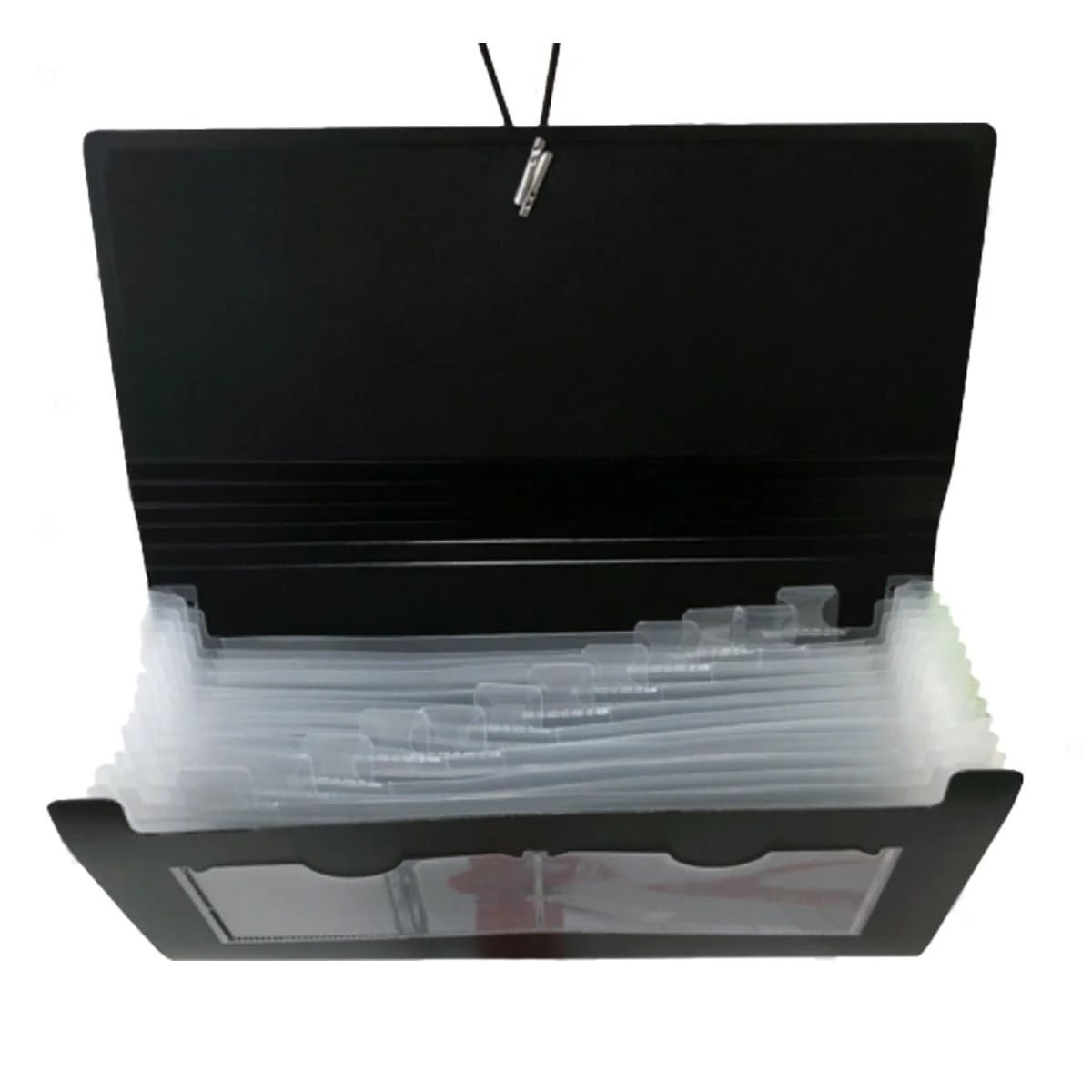 Deluxe Cheque Expanding File - 13 Pockets with Elastic Fastener | UAE Business Organizer