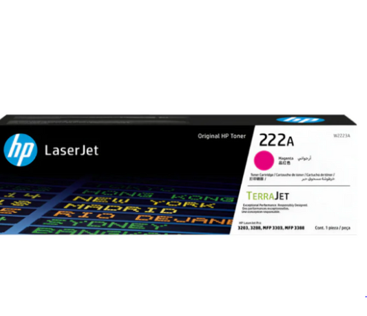 HP 222A Magenta Toner Cartridge W2223A