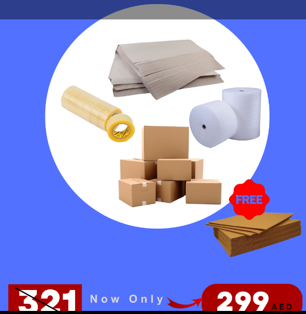 Infini Homes Moving & Packing Combo – Complete Box, Tape & Supply Kit for Smooth, Efficient Large Moves