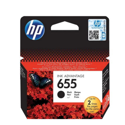 HP 655 Black Ink Cartridge CZ109AE - UAE Wide Delivery | Dubai Abu Dhabi Sharjah