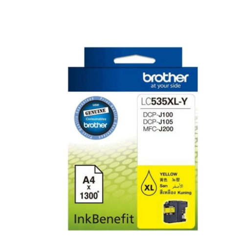 Brother LC535XL Yellow Ink Cartridge UAE | Dubai Abu Dhabi Sharjah Delivery