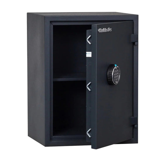 خزنة رقمية تشوب سيفز هوم 50 - مقاومة للحريق والسرقة، لون أنثراسايت | Chubbsafes HOME 50 Digital Safe - Fire & Burglary Resistant, Anthracite Finish UAE