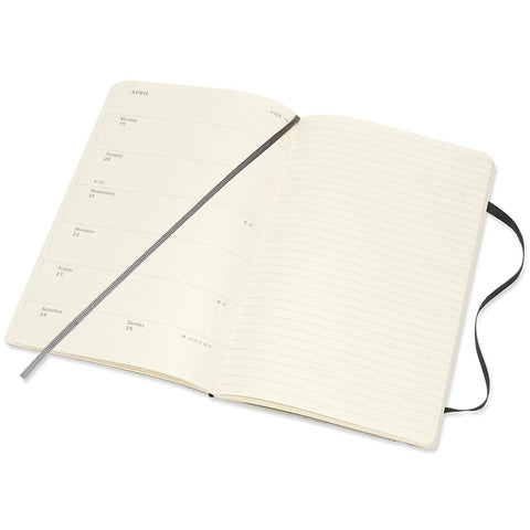 MOLESKINE 2025 Weekly Planner Dubai Abu Dhabi UAE - A5 Softcover Black Diary Notebook