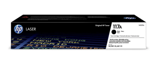 HP 117A Black Toner Cartridge W2070A - UAE Delivery to Dubai, Abu Dhabi & All Emirates