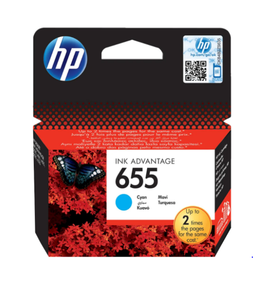 HP 655 Cyan Ink Cartridge CZ110AE - UAE Wide Delivery | Dubai Abu Dhabi Sharjah