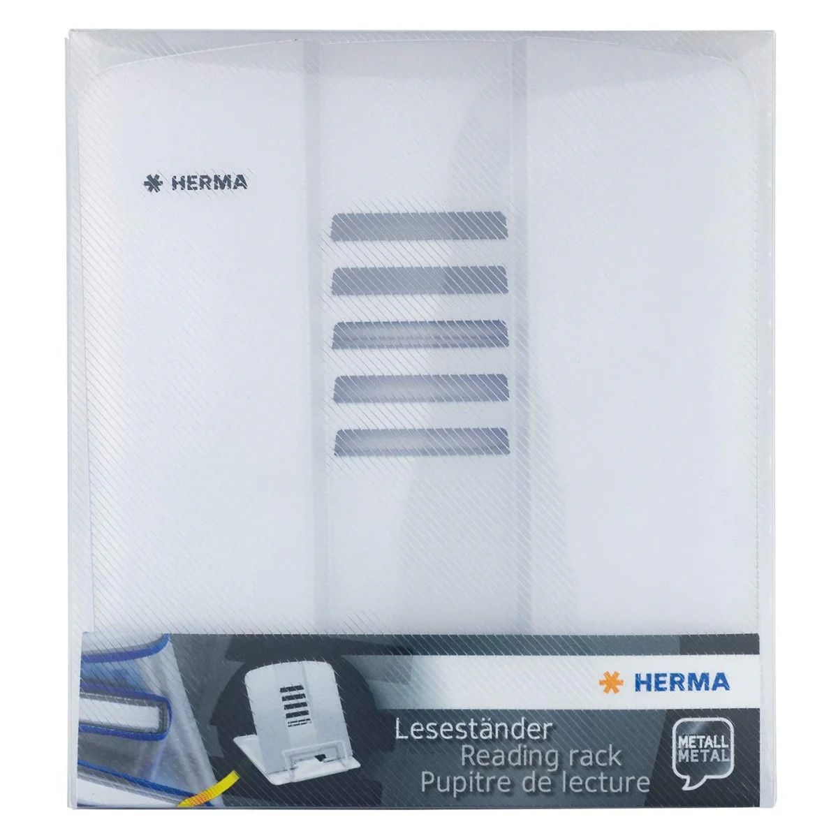 Herma Metal Reading Rack White - Premium Book Stand UAE | Dubai Abu Dhabi Sharjah