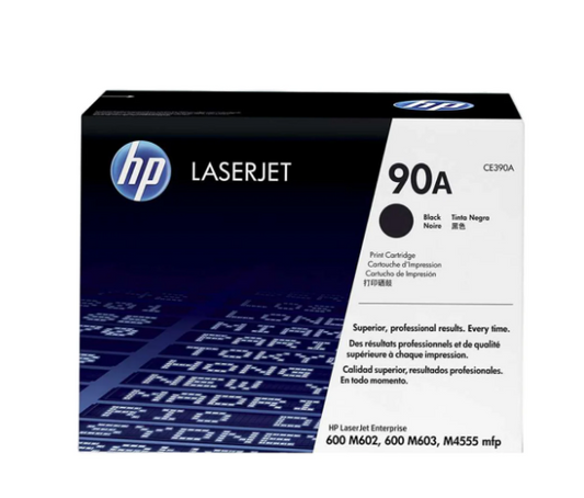 HP 90A Black Toner Cartridge CE390A - Dubai Abu Dhabi UAE Delivery