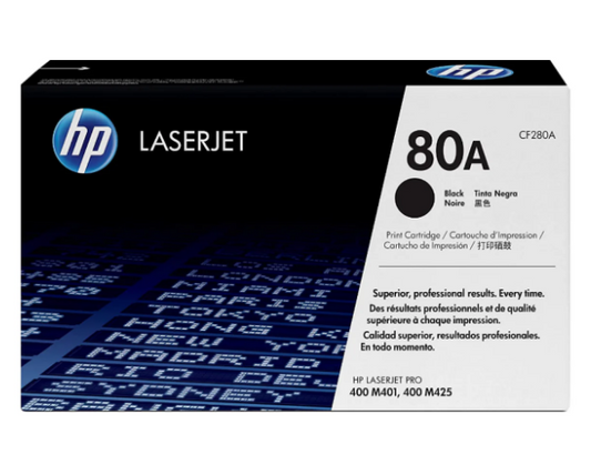 HP 80A Black Toner Cartridge CF280A - UAE Delivery to Dubai, Abu Dhabi & All Emirates