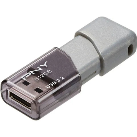 PNY Turbo Attache 3 USB 3.2 Gen 1 Flash Drive 512GB - 100MB/s High-Speed Storage UAE