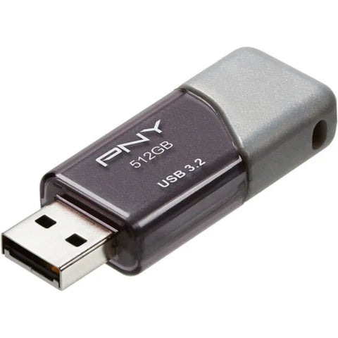 PNY Turbo Attache 3 USB 3.2 Gen 1 Flash Drive 512GB - 100MB/s High-Speed Storage UAE