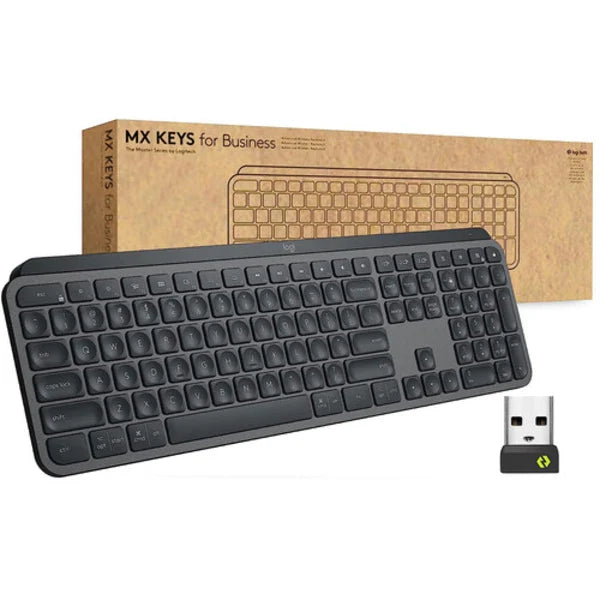 Logitech MX Keys for Business Wireless Keyboard Graphite - UAE Stock | Dubai, Abu Dhabi & All Emirates Delivery