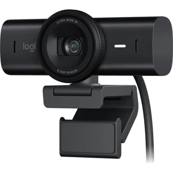 Logitech MX Brio 4K Webcam UAE | Ultra HD Clarity AI-Powered Precision – Dubai, Abu Dhabi, Sharjah, Ajman, RAK, UAQ, Fujairah Black