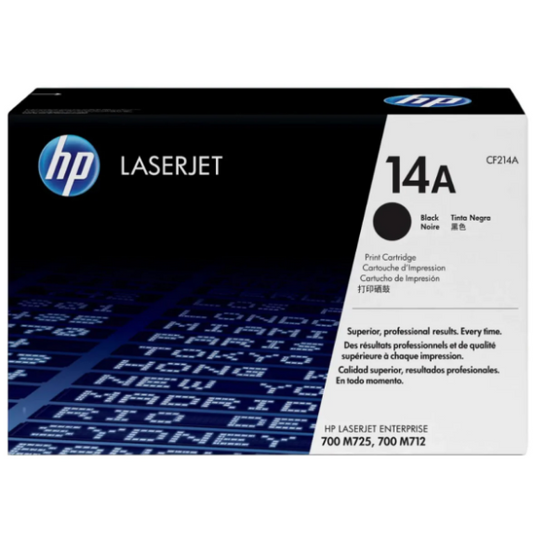 HP 14A Black Toner Cartridge CF214A - UAE Wide Delivery | Dubai Abu Dhabi Sharjah