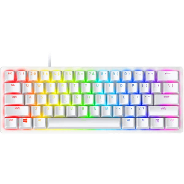 Razer Huntsman Mini 60% Optical Gaming Keyboard Mercury White - UAE Stock | Dubai, Abu Dhabi, Sharjah & All Emirates Delivery Mercury