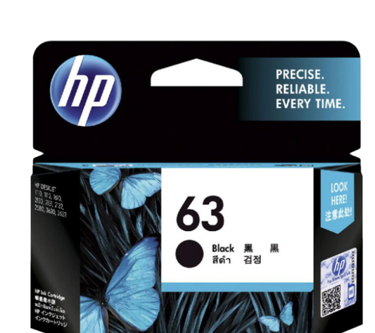HP 63 Black Ink Cartridge F6U62AN - UAE Wide Delivery | Dubai Abu Dhabi Sharjah