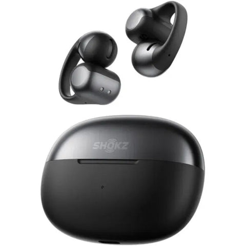 Shokz OpenDots True Wireless Open-Ear Earbuds UAE | Dubai, Abu Dhabi, Sharjah, Ajman, Fujairah, Ras Al Khaimah & Umm Al Quwain Black