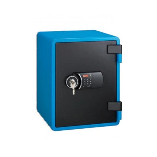 Eagle YES-031DK Fire-Resistant Safe – Blue, Digital + Key Lock System