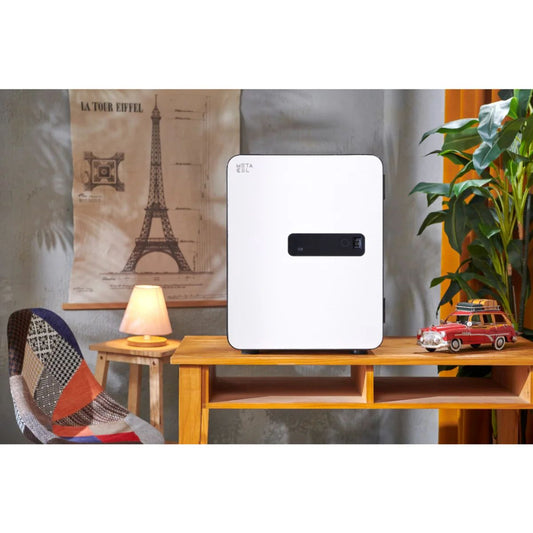 Eagle METACEL MC-040PR Fire-Resistant Safe – White, Digital + Fingerprint Lock System