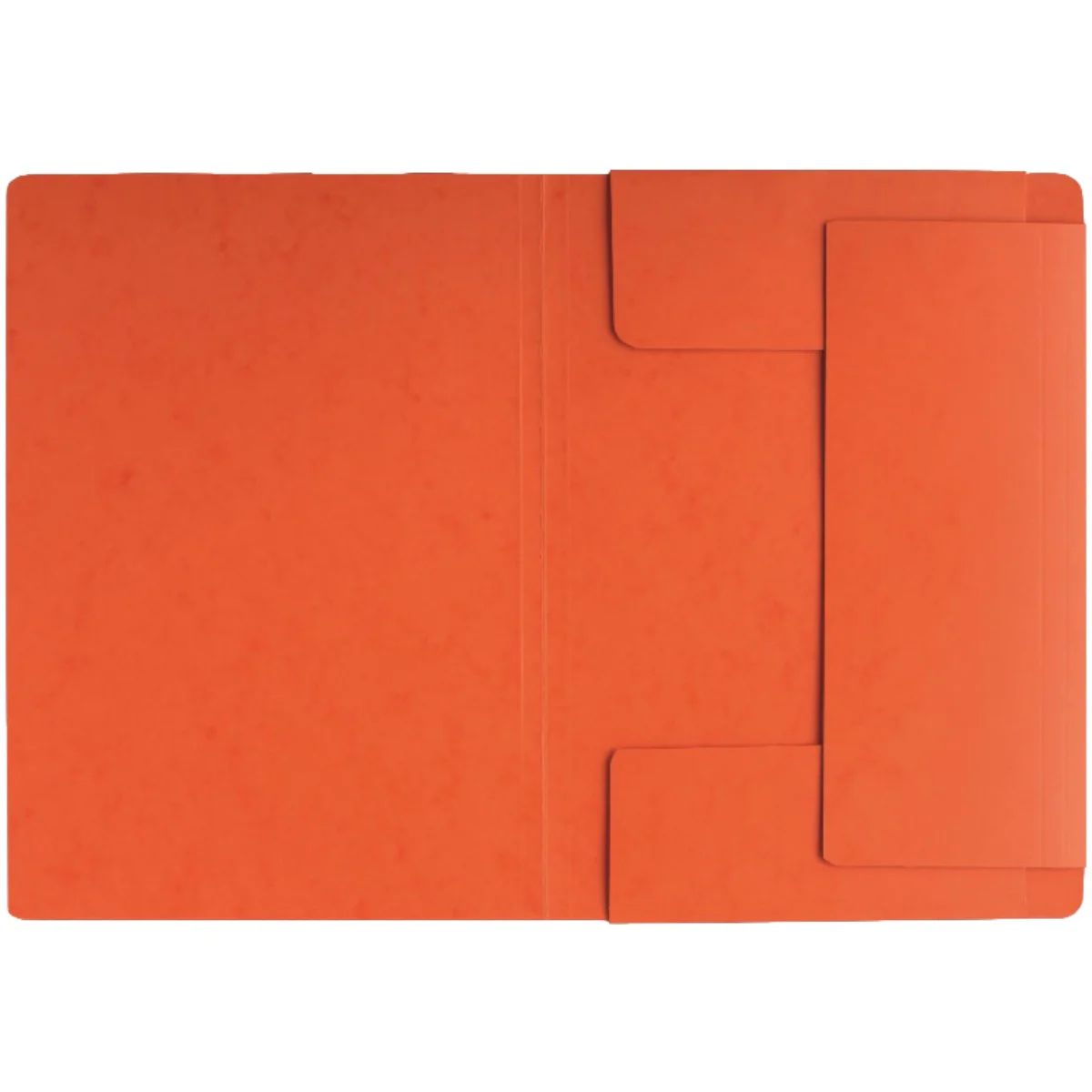 Premium Manila Folder A4 with Elastic Fastener - Orange | Office Supplies UAE