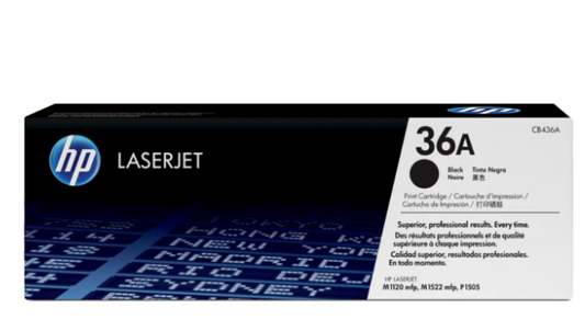 HP 36A Black Toner Cartridge CB436A - UAE Wide Delivery | Dubai Abu Dhabi Sharjah