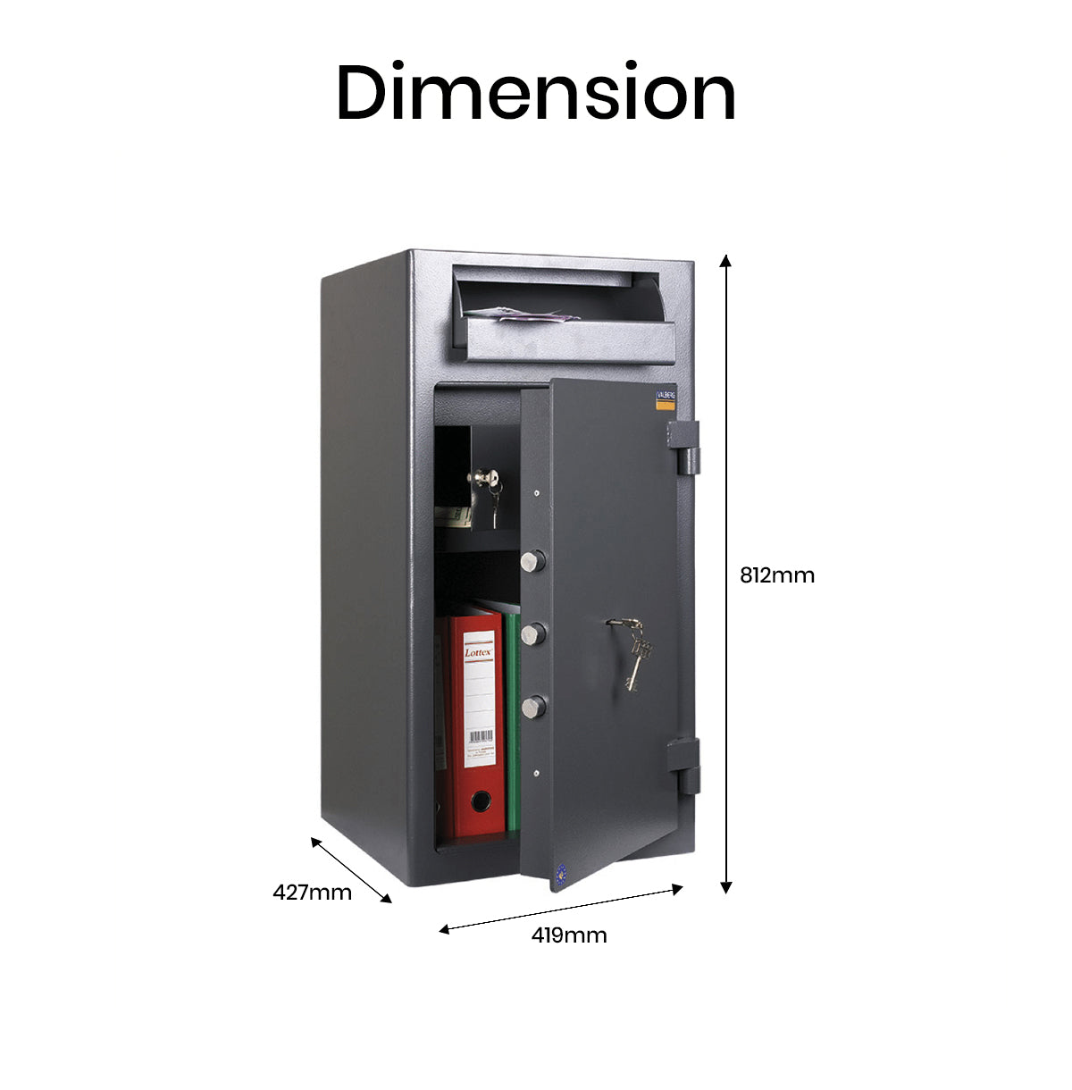 Valberg ASD-32 KL Night Safe - Large Grade S1 Security Safe Dubai UAE