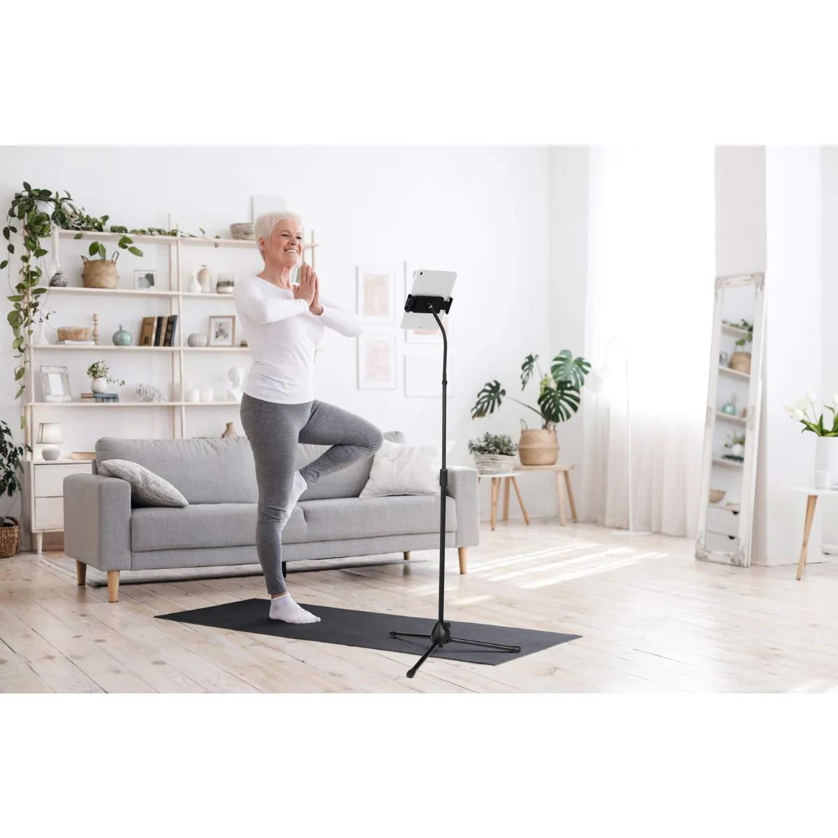 Durable Tablet Holder TWIST FLOOR - Premium iPad Stand Dubai UAE | Adjustable Mobile Phone Holder