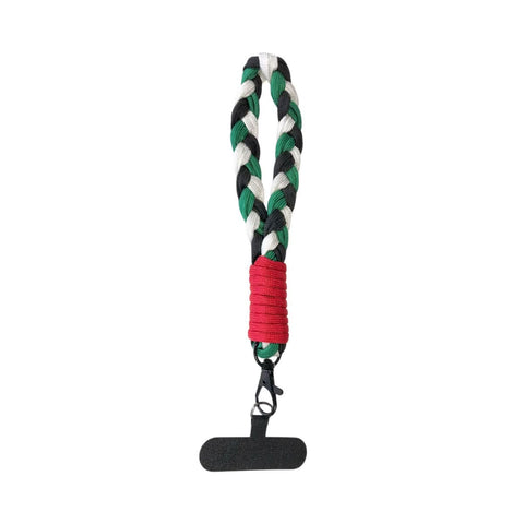 Premium Cell Phone Wrist Strap with UAE Flag Design | Handcrafted in UAE | Dubai Abu Dhabi Sharjah