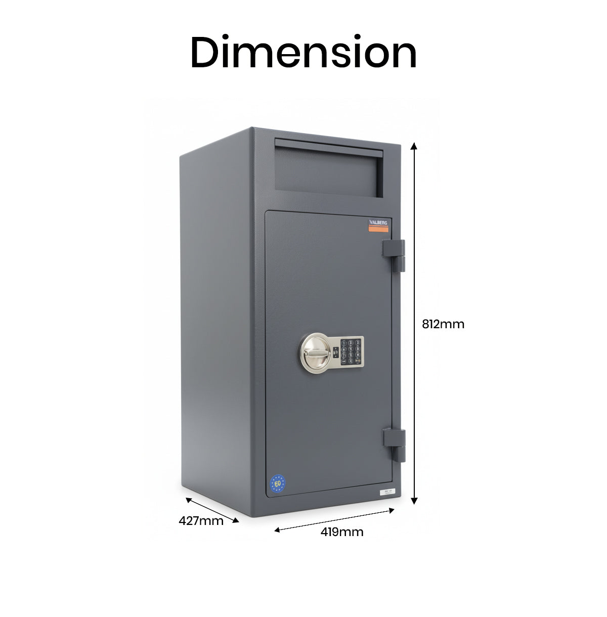 Valberg ASD-32 EL Digital Night Safe - Large Grade S1 Electronic Safe Dubai UAE