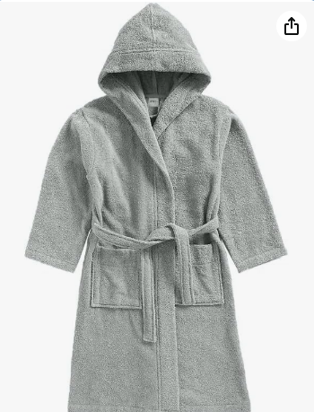 INFINI HOMES Premium Kids Hooded Bathrobe - 100% Terry Cotton Hotel Quality (UAE Wide Delivery)