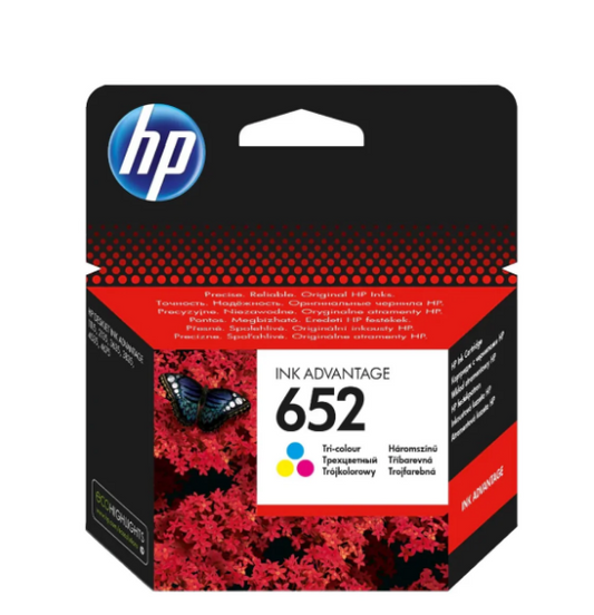 HP 652 Tri-Colour Ink Cartridge F6V24AE