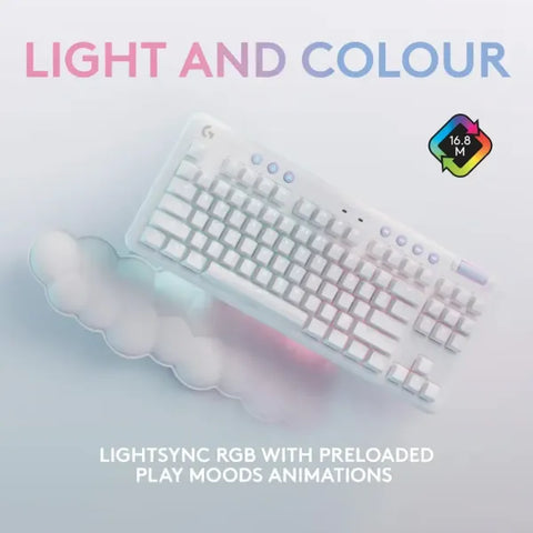 Logitech G715 Lightspeed Wireless Mechanical Gaming Keyboard White - UAE Stock | Dubai, Abu Dhabi & All Emirates Delivery
