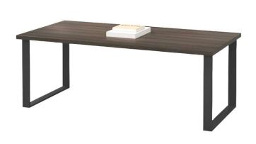 INFINI HOMES Coffee table Size 120x60cm 20mm Top with Metal Legs