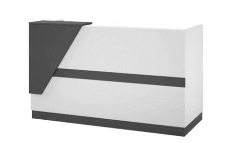 INFINI HOMES Reception Table UAE - Model RCP-140-WT 140x60x105cm Dubai Abu Dhabi Sharjah