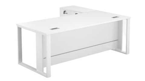 INFINI HOMES Office Table with Side Table 160x80cm