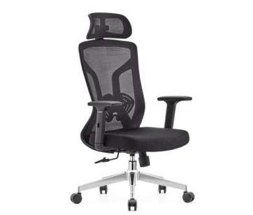 INFINI HOMES Neo High Back Chair UAE - Chrome Base Headrest Dubai Abu Dhabi Sharjah