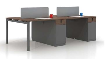 INFINI HOMES 4 Person Workstation 120x240cm