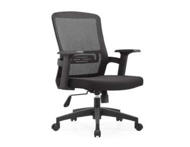 INFINI HOMES Ergo MB Ergonomic Office Chair UAE - Model Ergo MB Black Nylon Base Fixed Armrest Dubai Abu Dhabi Sharjah