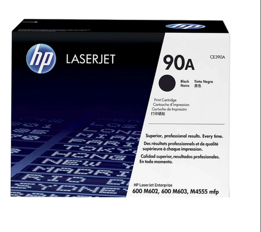 HP 90A Black Toner Cartridge CE390A