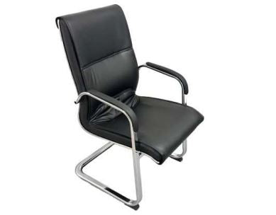 INFINI HOMES Chrome Chair UAE - Synthetic Leather Foam Cushion