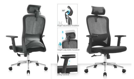 INFINI HOMES High back Mesh Chair