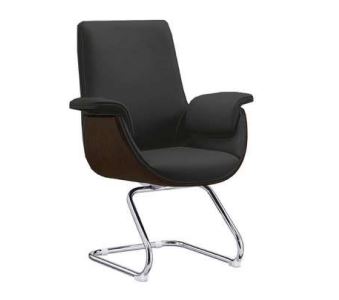 INFINI HOMES Heavy Duty Visitors Chair UAE - PU Leather Dubai Abu Dhabi Sharjah