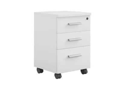 INFINI HOMES Pedestal Drawer UAE - Model AF601+PD-WT White 40x40x62cm Dubai Abu Dhabi Sharjah