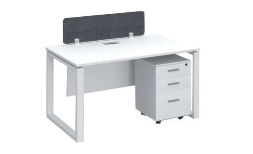 INFINI HOMES 1 Person Workstation with pedestal drawer