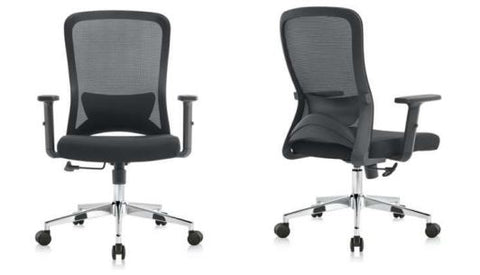 INFINI HOMES Medium Back Mesh Chair UAE - Model Sammy MB BIFMA Certified Adjustable Headrest Dubai Abu Dhabi Sharjah