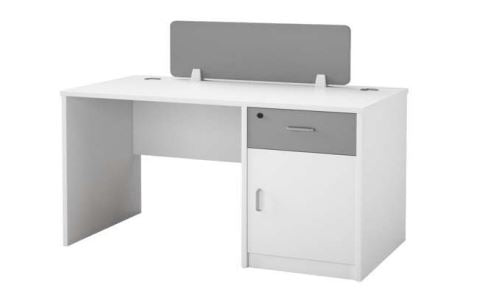 INFINI HOMES 1 Drawer &amp; 1 Door, with chrome handles