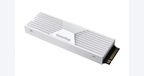 GameStop Internal SSD Storage Expansion NVMe M.2 PCIe Gen 4x4 with Heatsink White - UAE Stock | Fast Delivery to Dubai, Abu Dhabi & All Emirates