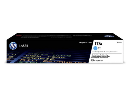 HP 117A Cyan Toner Cartridge W2071A - UAE Delivery | Dubai Abu Dhabi Sharjah