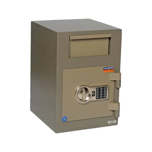 خزنة إيداع فالبرغ ASD-19 EL خضراء بنظام قفل رقمي - Valberg ASD-19 EL Green Deposit Safe with Digital Lock System UAE